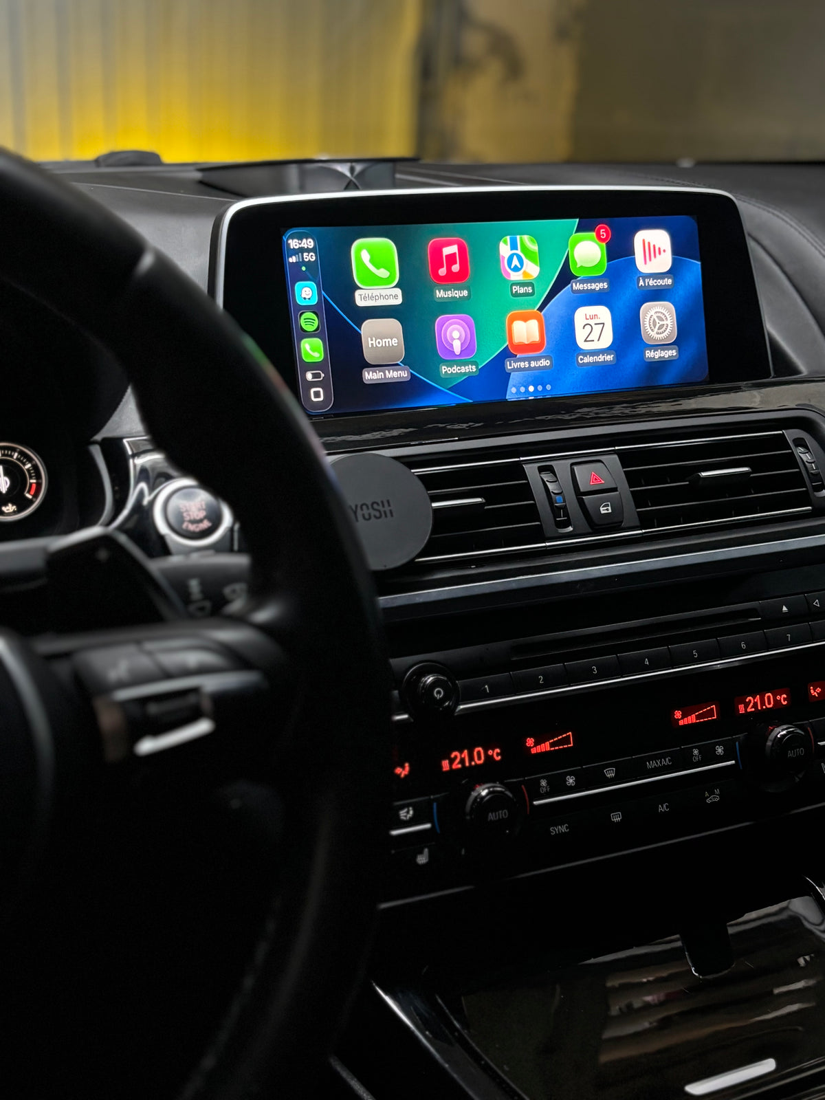 Installation CarPlay en atelier
